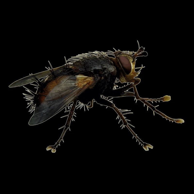 Außerirdisch Alien Wesen, oder nur eine Fliege?