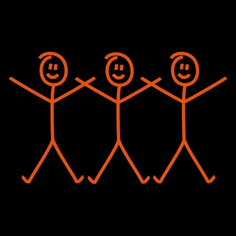 Stick man dance dancing