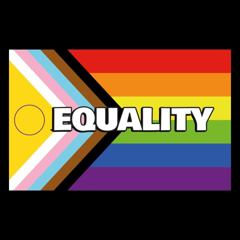 Inclusive Pride Progress Flag GLEICHHEIT