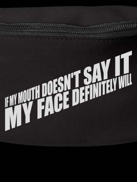 my face definitely will