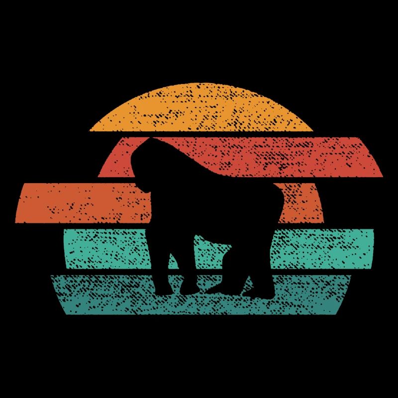 Gorilla Retro Vintage 80s Style
