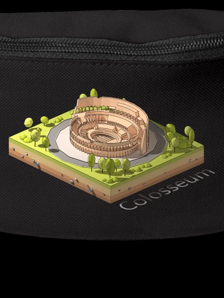 Geometrisches Low-Poly das Kolosseum