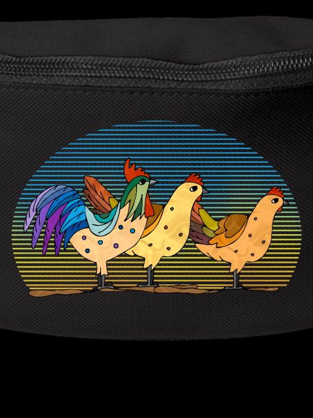Rooster and chickens