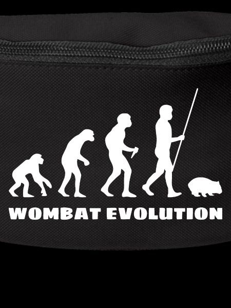 Wombat Evolution Australien Tier Silhouette