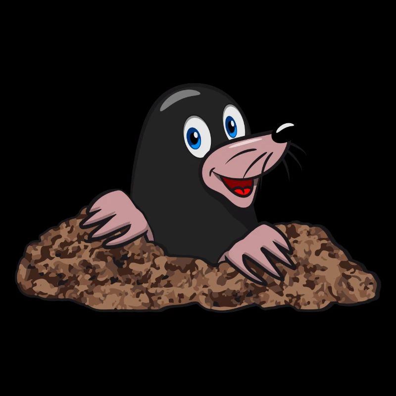 Mole Terre Mole Haie Jardin Mignon Mignonne