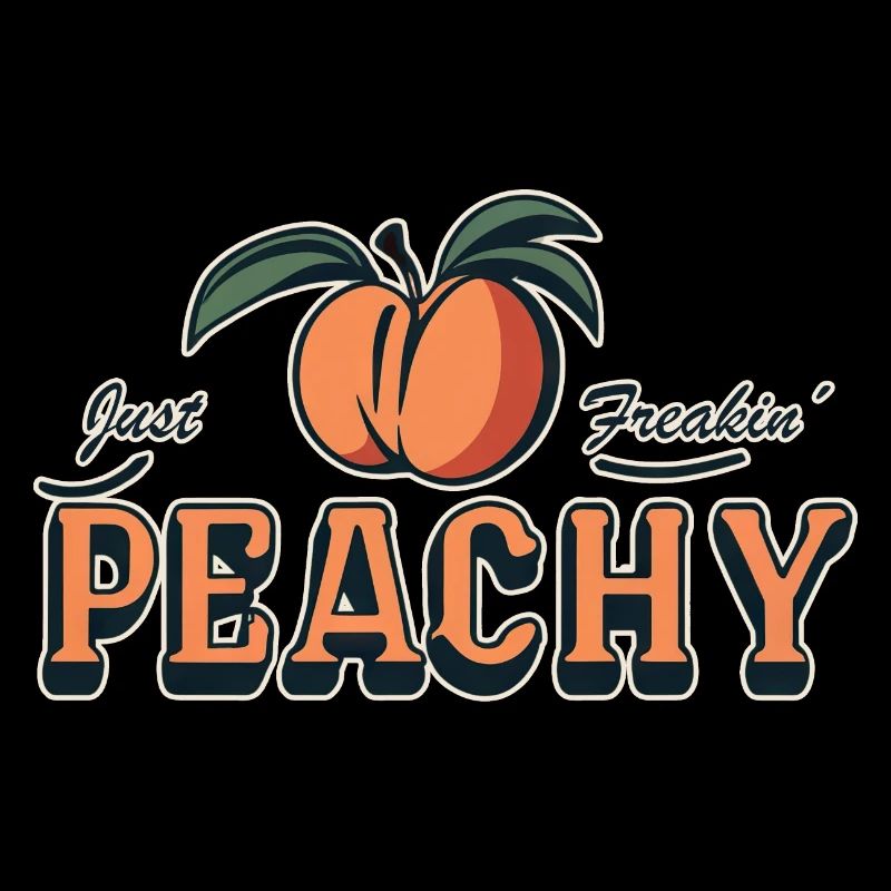 juste pêche - peach fruit dicton