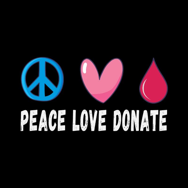 Friede Liebe Spende Blut