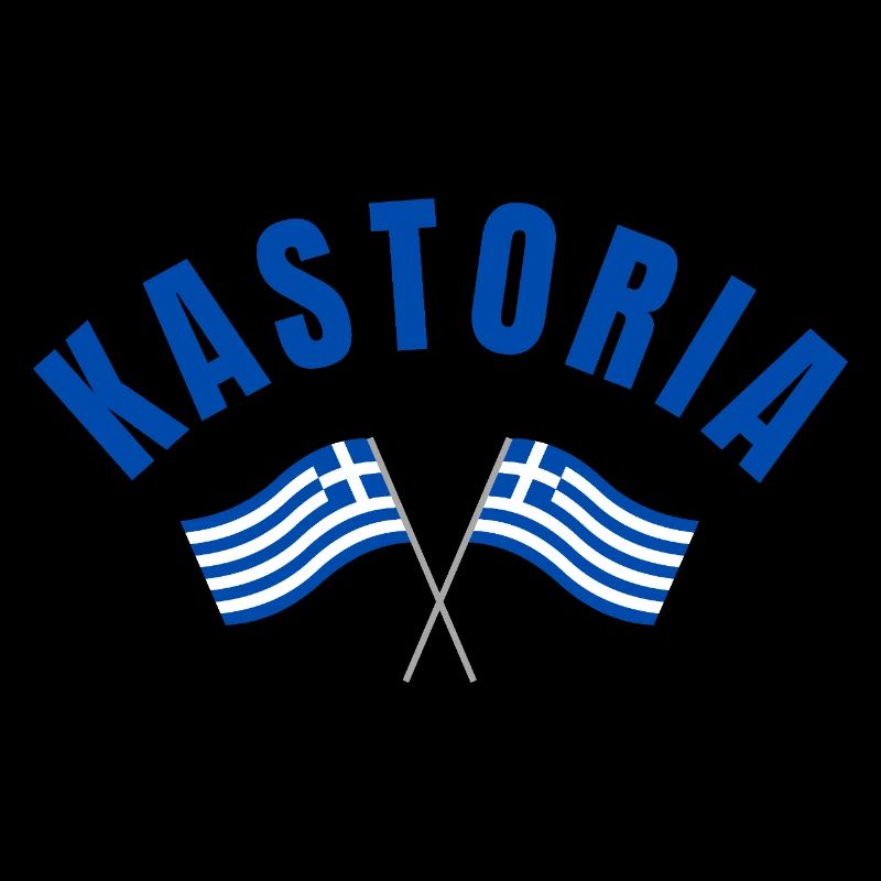 Drapeaux grecs de Kastoria