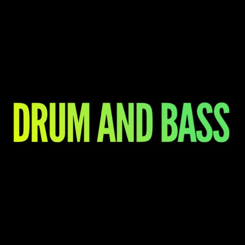 Grüne Gradient drum und Bass