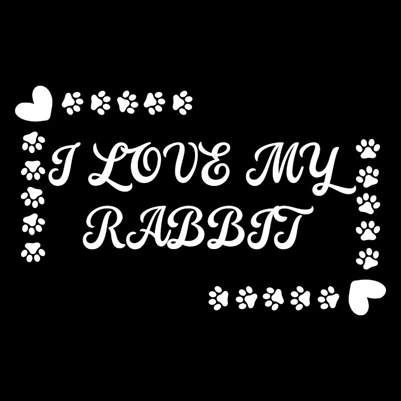I love my rabbit