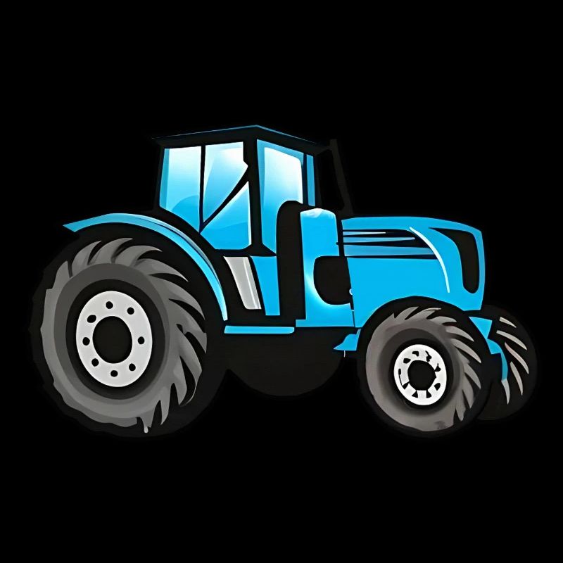 Großer Blauer Traktor