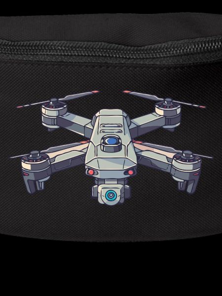 Futuristic drone illustration