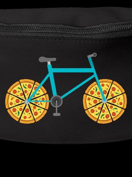 VTT avec roues à pizza
