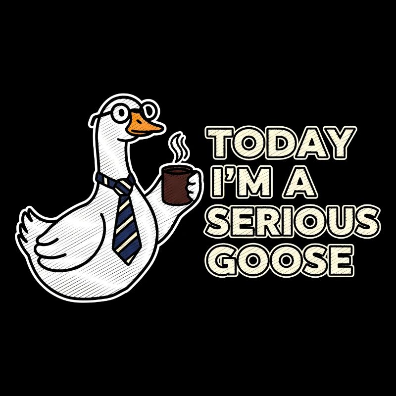 Serious Goose: Coffee, Tie & Grit