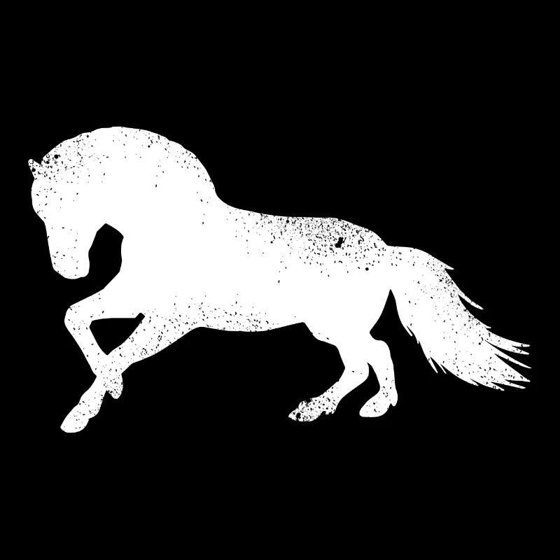 Fjordpferd Norweger Silhouette Pony Pferd Geschenk