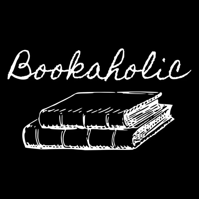 bookaholic white