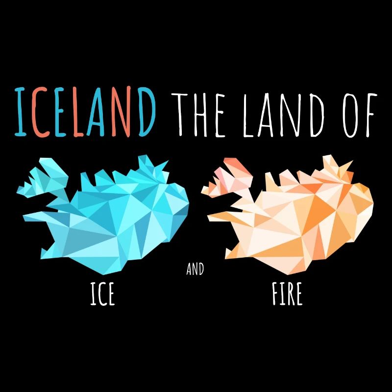 Iceland map - Iceland - saying - map