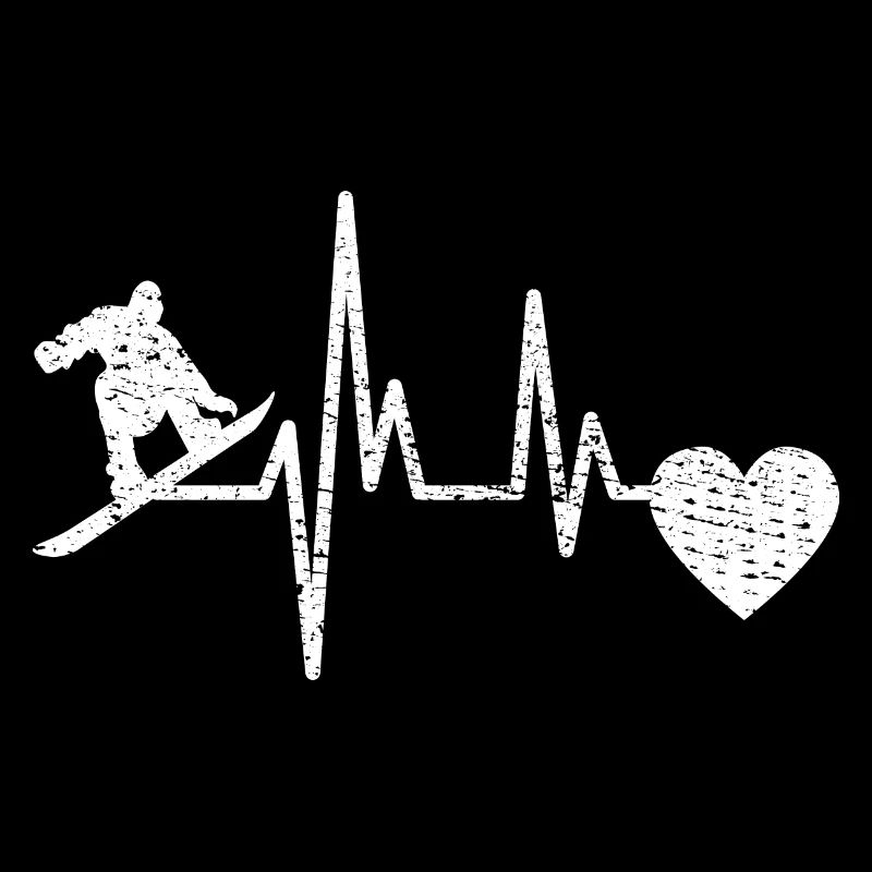 Wintersport Snowboard Spruch Snowboardfahrer