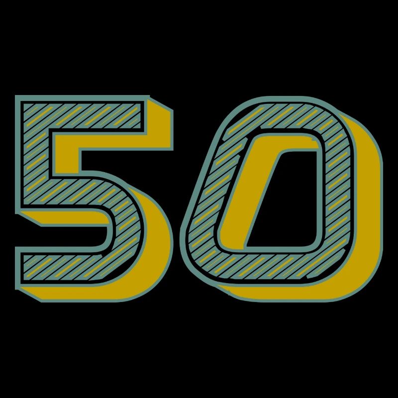 Number 50 Modern Chart