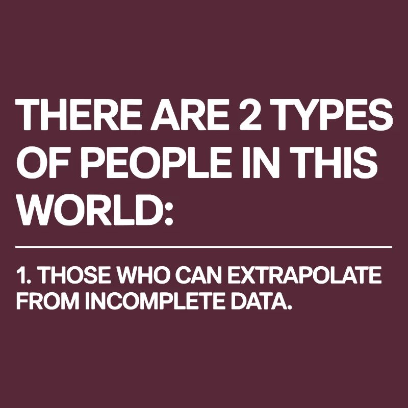 Statistik Analyse Data Science Extrapolation