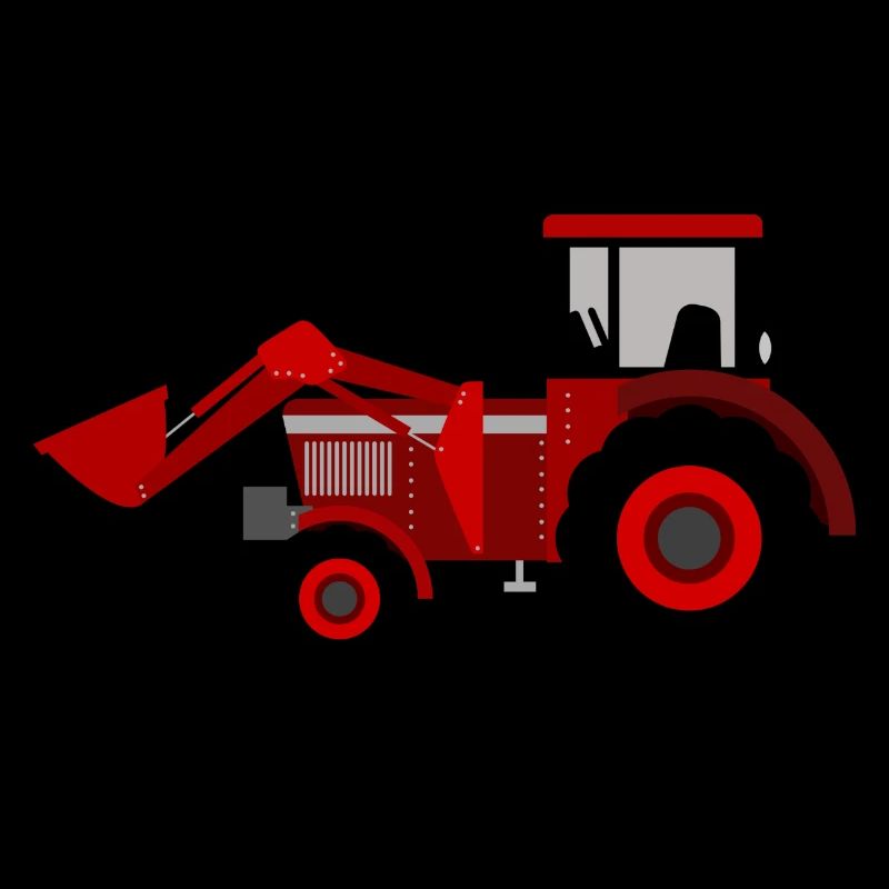 roter Traktor