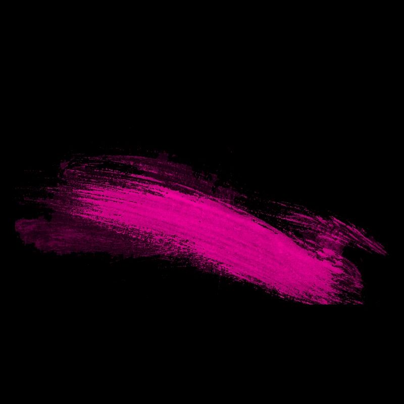 Accent de coups de pinceau rose