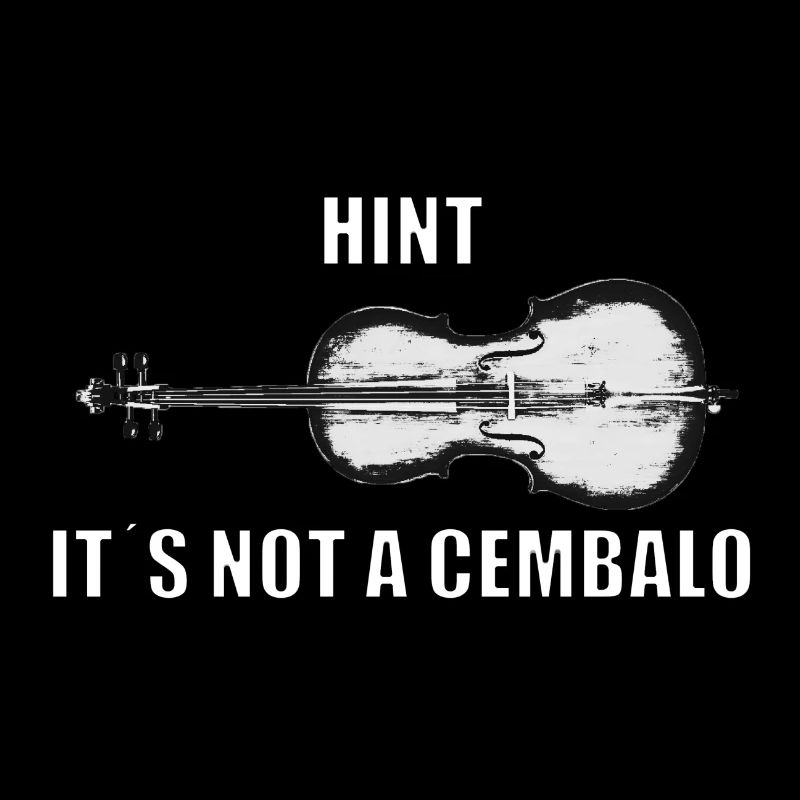 Music Meme Cello "Pas un clavecin"