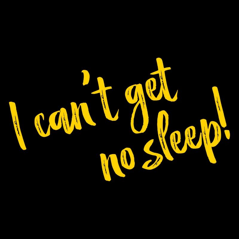 I can't get no sleep - Lyrics