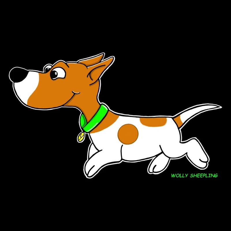 Cute Jack Russel Comic Wolly Sheepling Gaming