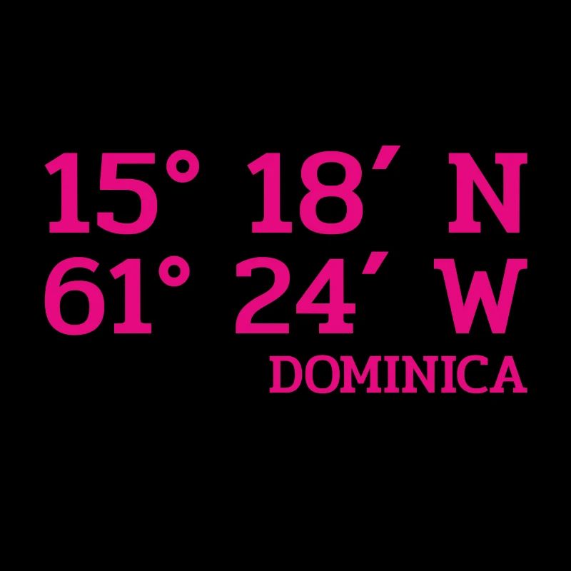 Dominica Coordinates - Coordinates - Caribbean