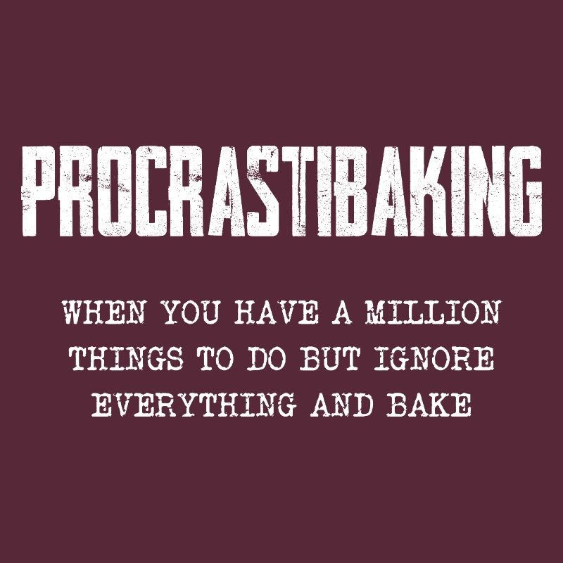Procrastinating Baking Motif