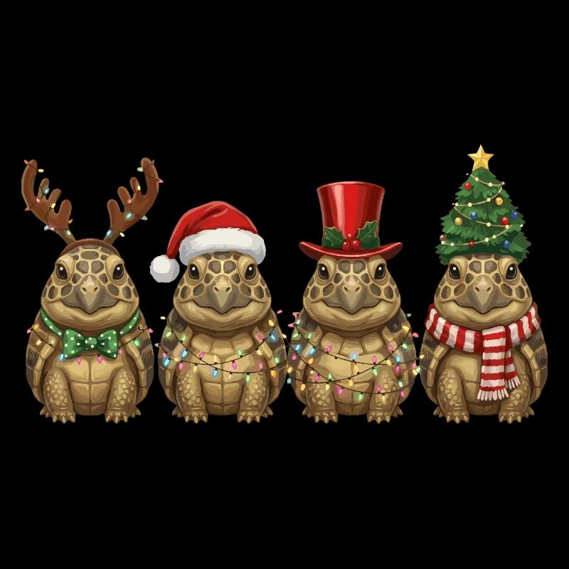 Lumière de Noël tortue grecque