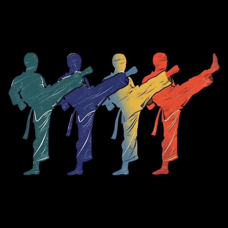 Karate - Retro Fighter Gift