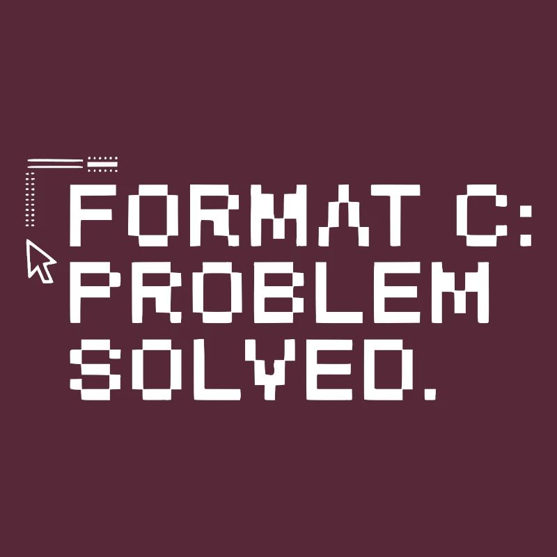 Format c: problem solved.