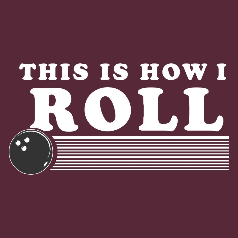 C’est ainsi que je ROll boule de bowling rétro