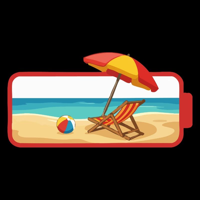 Été Plage Parasol Chaise