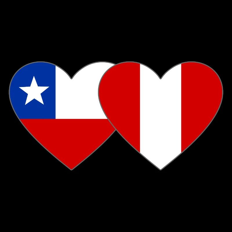 Chile_Peru_Flagge_Herz