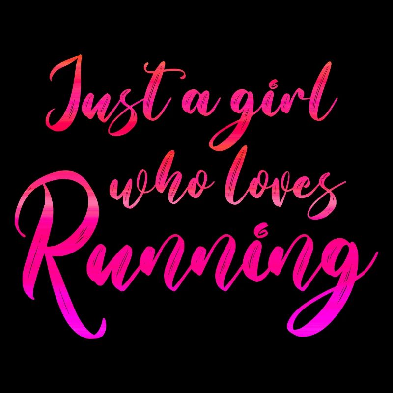 Läufer Mädchen - Sprinter