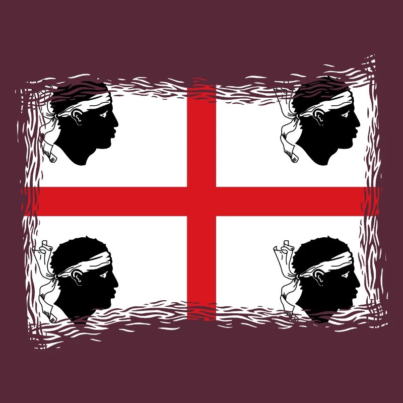 Sardaigne Drapeau Sarde Drapeau Sardegna Drapeau