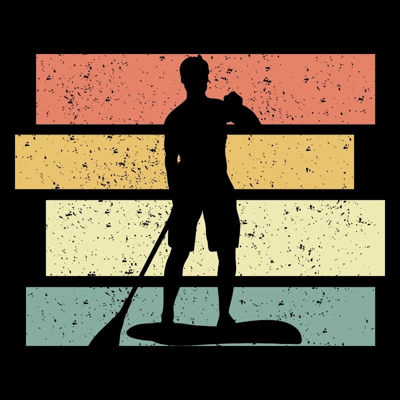 Paddleboard vintage retro Paddleboard Legend