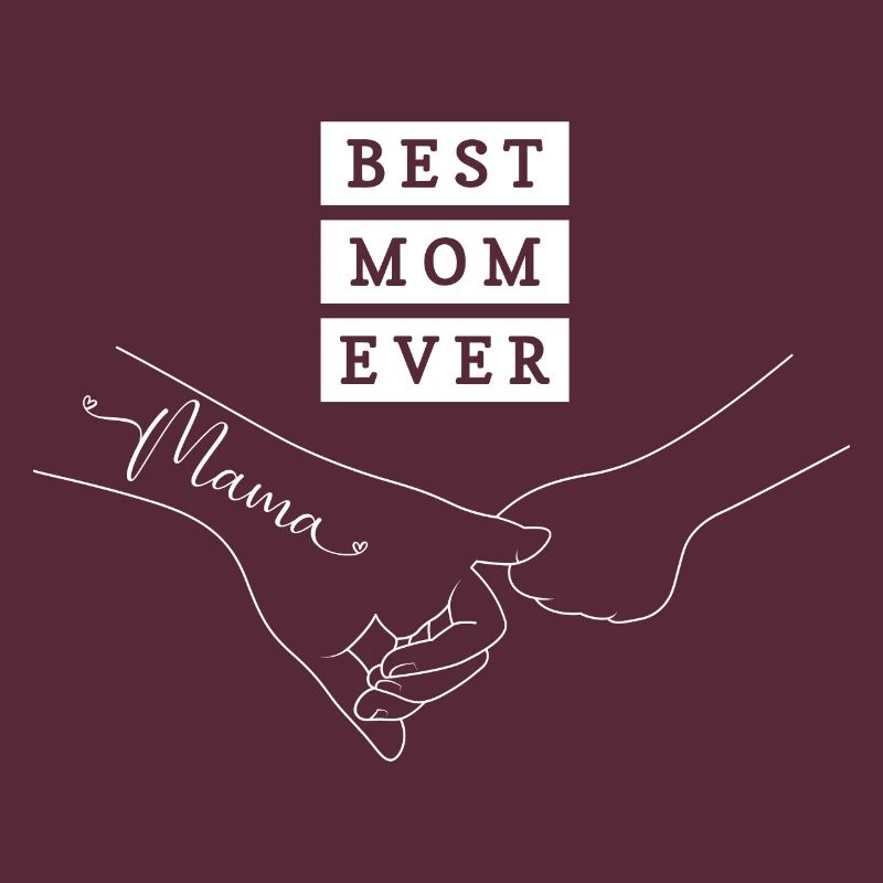 Best Mom Mutter Kind Shirt Muttertag Geschenk