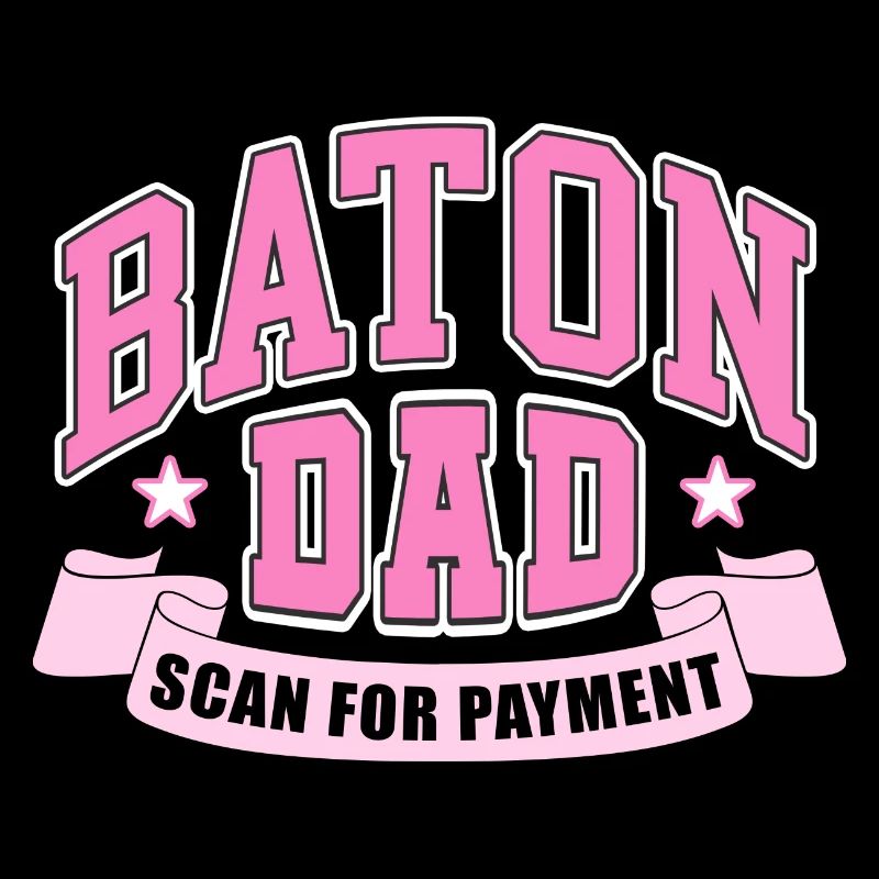 Baton papa scanner pour le paiement Conception pour un twirling