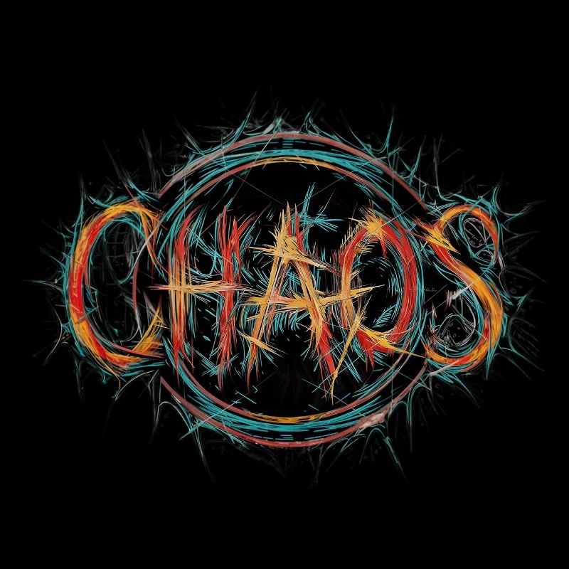Chaos. Mad Design with Disordered Image