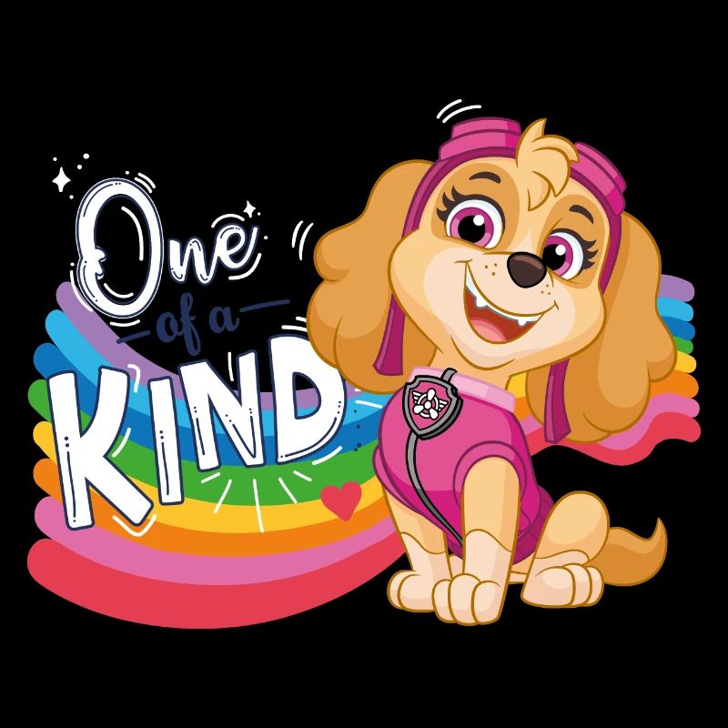 Paw Patrol Skye Rainbow Design