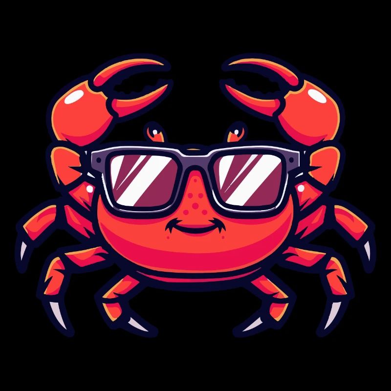 Krebs Krabbe Comic Cool