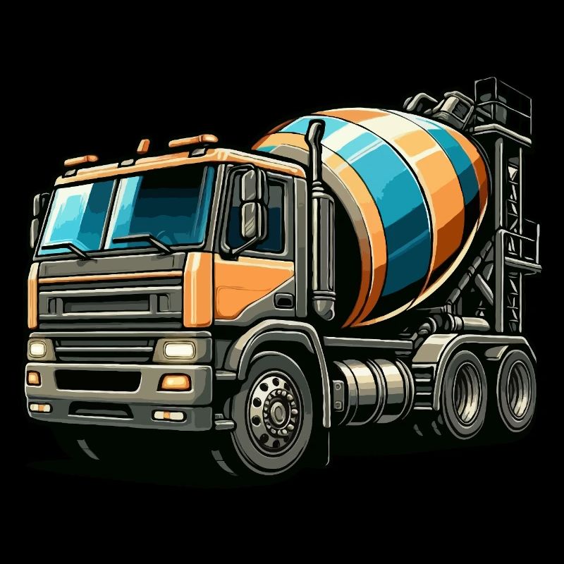 Cement mixer large