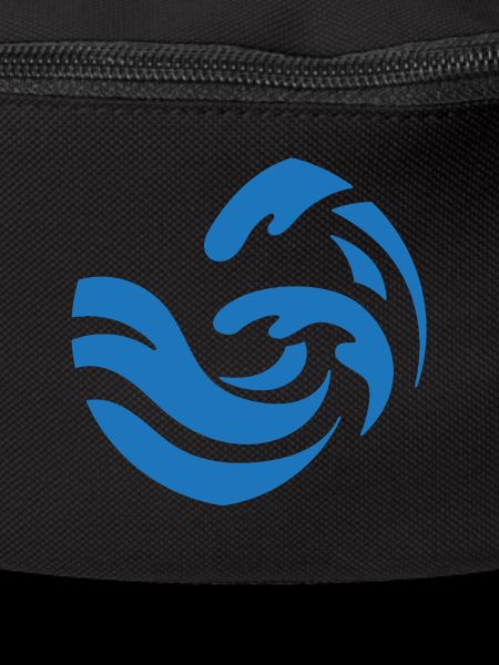 simple blue wave design
