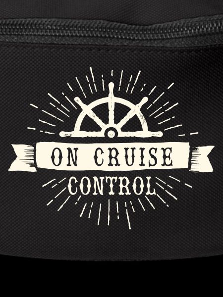 On Cruise Control Nautical Emblem