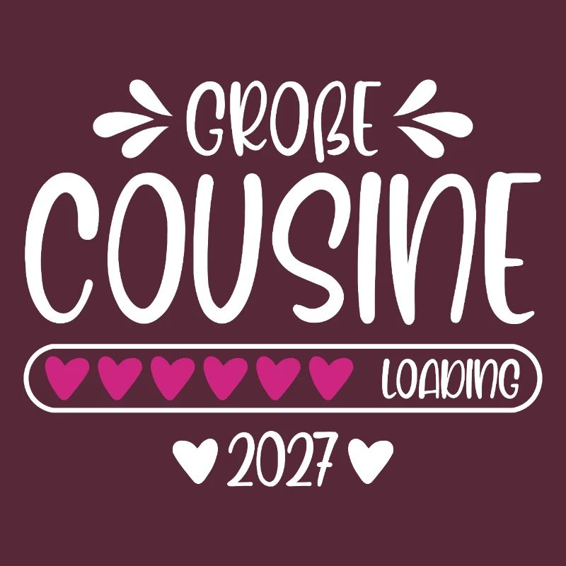 Große Cousine 2027 loading Herzchen Ladebalken