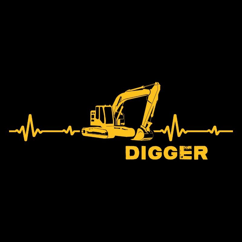 Bagger Baggerfahrer "Digger" Baggerschaufel